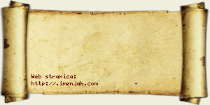 Anđela Pavkov vizit kartica